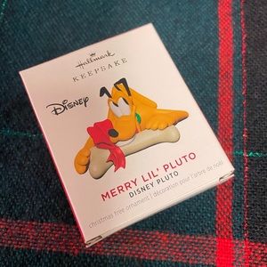 NEW IN BOX 2021 Hallmark Keepsake Disney “Merry Lil Pluto” Mini